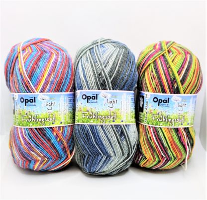 Opal 3-fach Sockenwolle light Frühlinsgduft