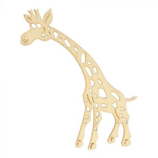 Holz-Ornament Giraffe 16 cm, 1 Stück