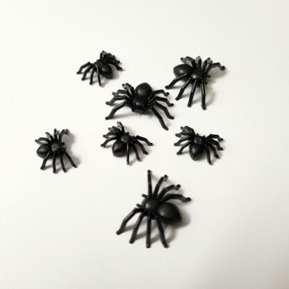Spinnen-Dekoration aus Plastik, 5 Stück